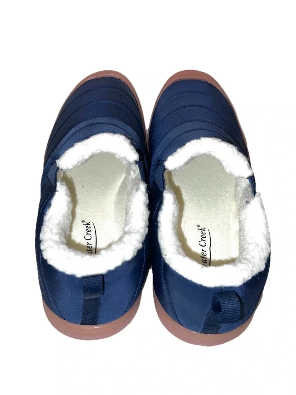 Coldwater Creek Dakota Trail Faux Fur Lined Slip On Comfort Shoes Sz 11